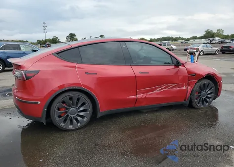 2020 Tesla Model Y z USA, uszkodzony, nr VIN 5YJYGDEF6LF006040